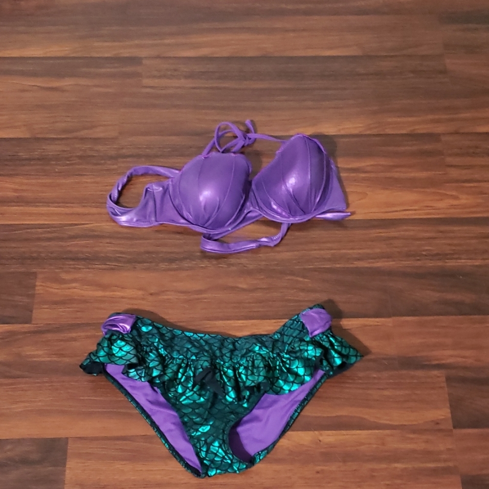 Disney ariel 2 piece swim suit